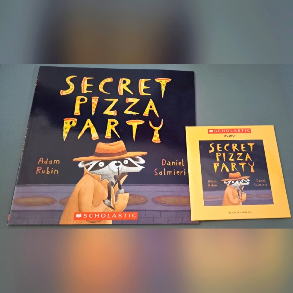 New Scholastic Secret Pizza Party Book and CD Set